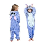 Barn Vinter Stich Pyjamas Sovkläder Unicorn Onesies Pojkar Flickor Filt Täcke Sovande Baby Kostym 140CM