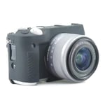 Canon EOS M6 kameraskydd silikon kamerahus mjuk böjbar tvättbar - Svart