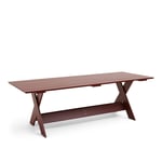 HAY - Crate Dining Table L230 - Iron red - Matbord utomhus