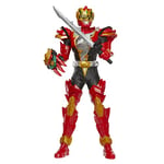 Power Rangers Dino Fury, Ranger Rouge Attaque tournoyante, figurine électronique de 30 cm, 2 accessoires, dès 4 ans