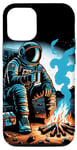iPhone 15 Pro Astronaut Stranded in a Distant Planet Calming Funny Trippy Case