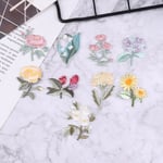 3pcs Flowers Embroidery Clothing Patch Decals Jeans Hole Repair 9#