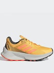 adidas Terrex Womens Trail Soulstride Flow Shoes - Orange, Orange, Size 3.5, Women