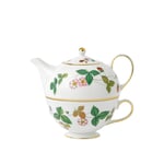 Wedgwood - Wild Strawberry Tea For One - Multicolor - Tekannor - Naturmaterial