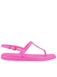 Crocs Miami Thong Flat Sandal - Pink Crush, Pink, Size 7, Women