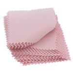 Smyckesrengöringsduk Professionell Polerduk Rosa Silver