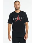 Nike Air Jordan Mens T Shirt in Black Jersey - Size X-Large