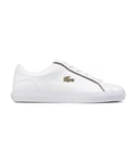 Lacoste Womens Lerond Trainers - White - Size UK 3.5
