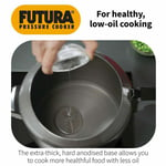 7 Litre Jumbo Hawkins Black Futura Pressure Cooker