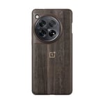 Official OnePlus 12 Walnut Texture Bumper Case Brown - 5431101524