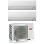 Mitsubishi - electric dual split inverter air conditioner series msz-bt 7+9 avec mxz-2f42vf r-32 wi-fi optional 7000+9000