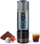 CONQUECO Portable Espresso Coffee Machine: 12V Electric Small Travel Expresso Ma