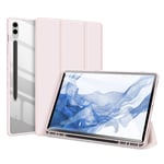 DUX DUCIS Samsung Galaxy Tab S9 FE Plus X610 X616 Kotelo TOBY Series Vaaleanpunainen