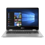 *Manufacturer Refurbished* ASUS VivoBook Flip TP401MA 14" FHD Touch Screen Laptop - Celeron N4020, 4GB, 128GB, Win 10 S, Light Grey