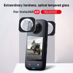 Lens Guards Optical Tempered Glass Lens Protector Dual-Lens For Insta360 X3