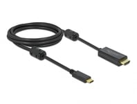 DELOCK – Active USB Type-C™ to HDMI Cable (DP Alt Mode) 4K 60 Hz 2 m (85970)