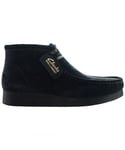Clarks Wallabee Womens Black Boots - Size UK 7.5