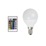Eglo dimbar LED E14 färgskiftande med fjärrkontroll 4W