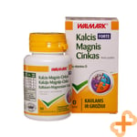 WALMARK Calcium Magnesium Zinc Forte Complex 30 Tablets Bones Support Health