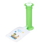 (Green) 7pcs Set Baby Food Pouch Maker Reusable Pure Color Pouches