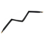 2 st Lora Flatkabel Sma Hane till Sma Hona Fönster- och Dörrgenomföring Koaxialkabel Förlängningsadapter As Shown