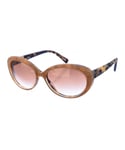 Dior TAFFETAS3 WoMens oval-shaped acetate sunglasses - Brown - One Size