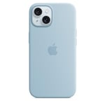 Apple iPhone 15 Silicone Case with MagSafe - Light Blue ​​​​​​​
