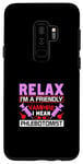 Coque pour Galaxy S9+ Détendez-vous, je suis un vampire amical, je veux dire phlébotomiste - Blood Nurse