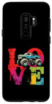 Galaxy S9+ Love Monster Truck - Vintage Colorful Off Roader Truck Lover Case