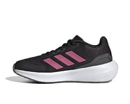 adidas RunFalcon 3 Lace Shoes Sneaker, Core Black/Pulse Magenta/Grey Six, 28.5 EU
