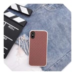 New Street Waffle brand Soft silicon cover case for iphone 5 SE 6 6S plus 7 8 8plus X XS XR MAX 11 Pro Grid pattern phone coque-C-for iphone 8