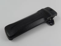 vhbw Clip à ceinture compatible avec Kenwood TK-2307M, TK-3200LP, TK-3207G appareil radio - plastique, noir