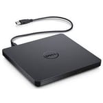 2-Power 784-BBBI Dell External USB Slim DVD +/-RW Optical Drive