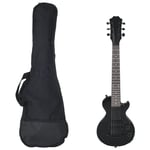 Elektrisk guitar til børn med taske 3/4 30" sort