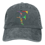 Ehghsgduh Unisex Baseball Caps Roger Federer Logo Washed Dyed Trucker Hat Adjustable Snapback