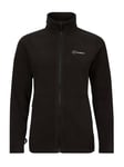 Berghaus Prism Polartec Interactive Fleece Jacket, Added Warmth, Flattering Style, Durable, Black, Womens Size 10