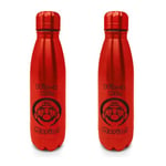 Pyramid International Nintendo Mini Cola Bottle (Super Mario Design) Metal Water Bottle 540ml Boys and Girls Water Bottle, Kids Water Bottles - Official Merchandise