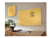 Leitz Cosy - Whiteboard-tavla - väggmonterbar - 600 x 400 mm - tempererat glas - magnetisk - varmt gul
