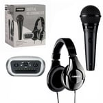 Shure Digital Recording Kit PGA58 Microphone, SRH240A Headphones & MVi Interface