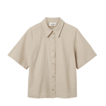 Carin Wester Skjortblus i linnemix FRIDEN Beige