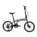 YHANS Foldable Suspension Bicycle, Steel Carbon Mountain Bicycles Adult Mountain Bikes Light And Durable Dual Disc Brake System Riding Safer Load Capacity 110Kg,Black