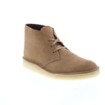 Clarks Desert Coal 26167862 Mens Brown Suede Lace Up Chukkas Boots