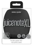 Juice Note XL Portable Bluetooth Speaker, Wireless Rechargeable Device, Super Bass, Stereo, for Iphone, Ipod, Ipad, Samsung, Smartphone, Mp3 Player, Tablet, Laptop, PC, Travel, Black