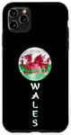 iPhone 11 Pro Max Wales UK Flag Moon Pride Wales UK Gifts Love Wales Souvenir Case