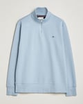 GANT Original Shield Half Zip Sweater Dove Blue