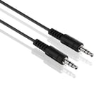 3.5 mm stereo jack plug to 3.5 mm stereo jack connector - 5 meter