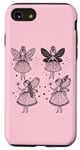 Coque pour iPhone SE (2020) / 7 / 8 Rose Enchanting Fairy Princess Magical Starry Night