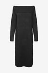 Vero Moda Curve - Off-the-shoulder-klänning vmcBoom LS G - Grå
