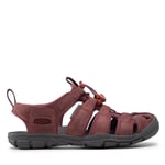 Sandaler Keen Clearwater Cnx Lleather 1025088 Wine/Red Dahlia
