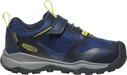 Keen Kids' Wanduro Waterproof Shoe Sky Captain-Evening Primrose, 35